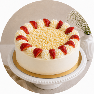 TORTA Mascarpone-jahodová 2kg