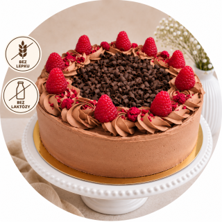 TORTA Čokoládovo-malinová (bezlepkovo-bezlaktózová)