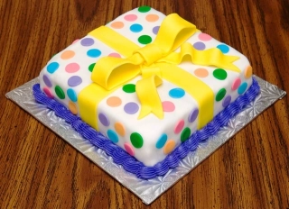Torta Darček s mašľou