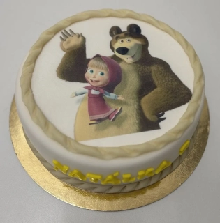 Torta Máša a medveď