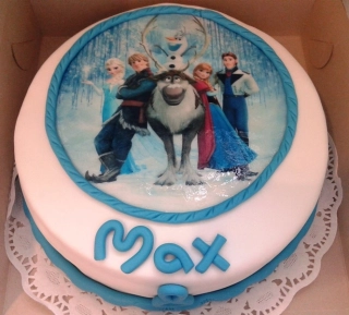 Torta Frozen, Ľadové kráľovstvo