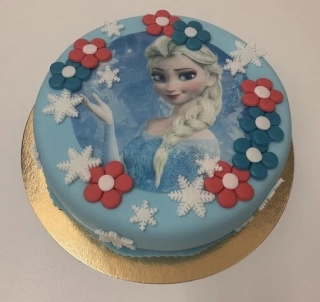 Torta Frozen, Ľadové kráľovstvo, Elsa